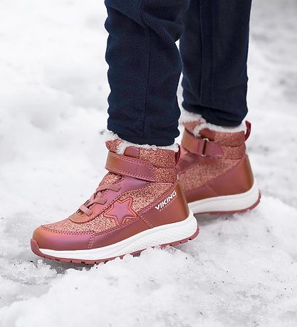 Bottes d'Hiver Viking - Équiper Star Warm WP 1V - Rose