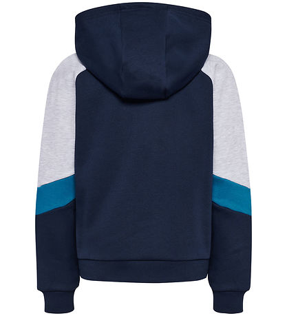 Hummel Hoodie - hmlJR - w. Zipper - Dress Blues