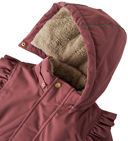 Veste d'Hiver Name It - NmfNeige05 - Rose Brown av. Froufrous Veste d'Hiver Name It - NmfNeige05 - Rose Brown av. Froufrous