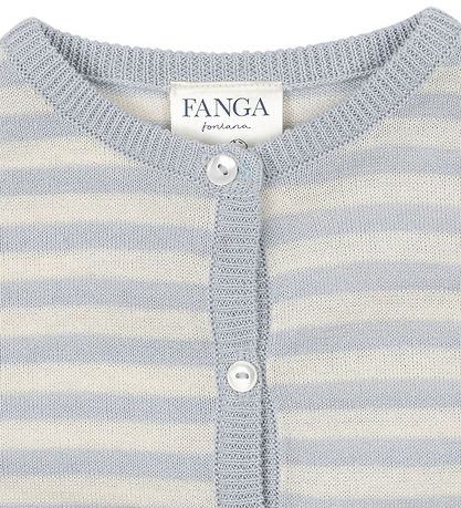 Fanga Fontana Cardigan - Knitted - Venti - Gray Dawn