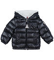 Moncler Dunjacka - Mässling - Marinblå Moncler Dunjacka - Mässling - Marinblå