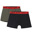 HUGO Boxershorts - 2er-Pack - Schwarz/Armygrün