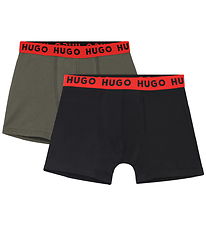 HUGO Boxers - 2-Pack - Black/Army Green