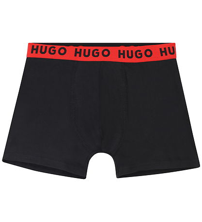 Boxers HUGO - 2 Pack - Noir/Vert Militaire