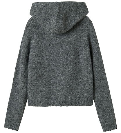 Sweat à Capuche LMTD - Tricoté - NlfNulo - Dark Grey Melange Sweat à Capuche LMTD - Tricoté - NlfNulo - Dark Grey Melange