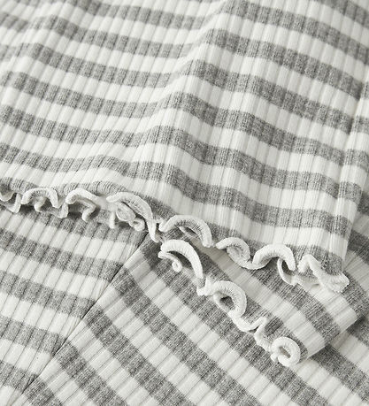 Name It Trousers - NkfVemma - Grey Melange/Cloud Dancer