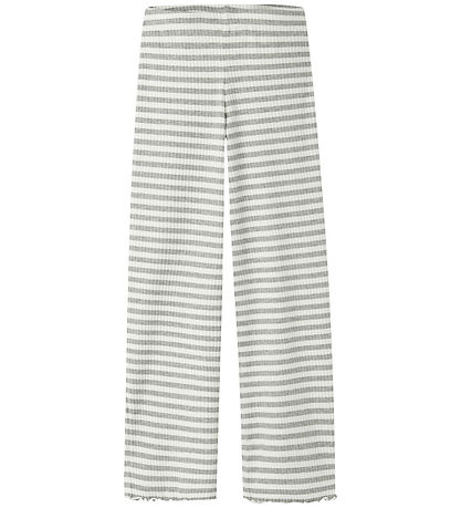 Name It Trousers - NkfVemma - Grey Melange/Cloud Dancer