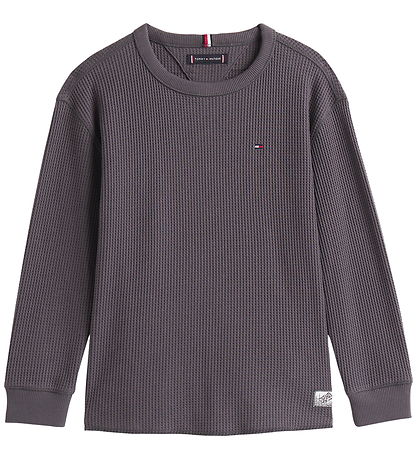 Blouse Tommy Hilfiger - Tricoté - Lavé Black Blouse Tommy Hilfiger - Tricoté - Lavé Black