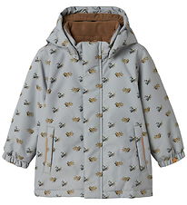 Lil' Atelier Winter Coat - NmmLasnow10 - Ultimate Grey/Airplanes Lil' Atelier Winter Coat - NmmLasnow10 - Ultimate Grey/Airplanes