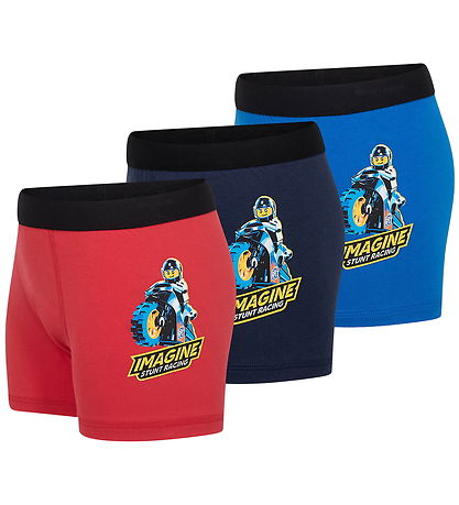 LEGO® Wear City Boxers - 3-Pack - LwaGan - Blue/Red