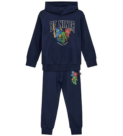 Ninjago Ensemble de Jogging LEGO® Wear - LwsAku - Bleu Foncé Ninjago Ensemble de Jogging LEGO® Wear - LwsAku - Bleu Foncé
