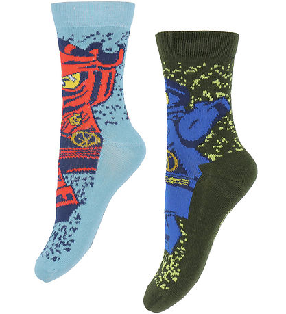 LEGO® Wear Ninjago Socks - 5-Pack - LwaGan - Blue - Green