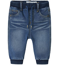 Name It Jeans - Baggy - Fleece - NbmBen - Medium+ Blue Denim Name It Jeans - Baggy - Fleece - NbmBen - Medium+ Blue Denim