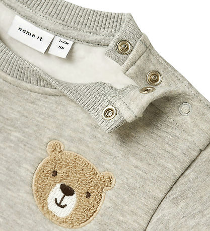 Name It Sweatshirt - NbmOregon - Peyote Melange Name It Sweatshirt - NbmOregon - Peyote Melange