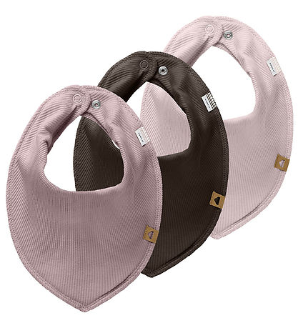Bavoir baveur Name It - 3 Pack - NbFYvette - Bruni Lilac/Seal B