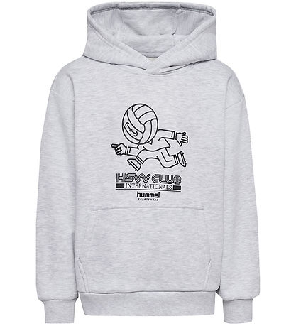 Hummel Hoodie - HmlJR - Headball - Light Grey Melange