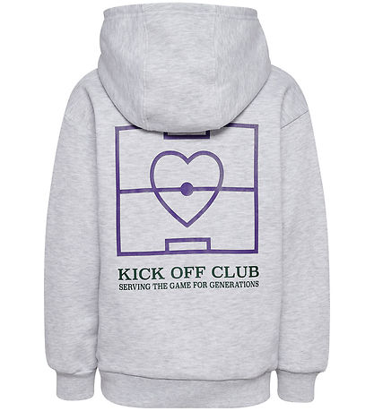 Hummel Hoodie - HmlJR - Heartfield - Light Grey Melange