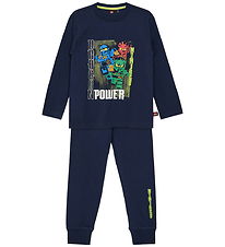LEGO® Wear Ninjago Pyjama Set - LwAgan - Glow In The Dark