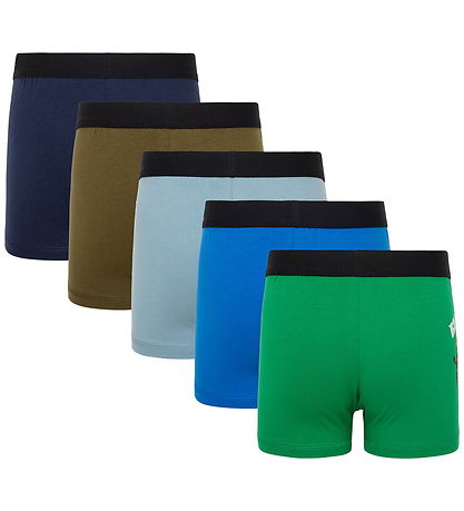 LEGO® Wear Ninjago Boxers - 5-Pack - LwAgan 608 - Blue/Brown/G