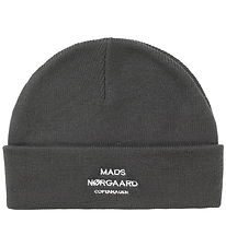 Mads Nørgaard Beanie - Knitted - Isaac - Asphalt Mads Nørgaard Beanie - Knitted - Isaac - Asphalt