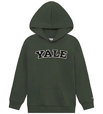 Les Deux Hoodie - Yale - Green/Black Les Deux Hoodie - Yale - Green/Black