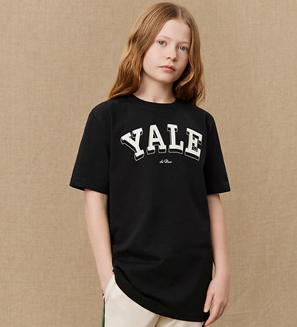 T-Shirt Les Deux - Yale - Black/Ivory T-Shirt Les Deux - Yale - Black/Ivory