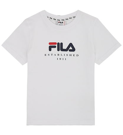 T-Shirt Fila - Benna - Bright White av. Logo T-Shirt Fila - Benna - Bright White av. Logo