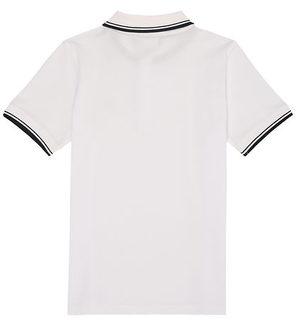 Polo Fila - Piqué - Biella - Bright White av. Logo Polo Fila - Piqué - Biella - Bright White av. Logo