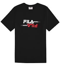 Fila T-shirt - Morimondo - Black w. Logo Fila T-shirt - Morimondo - Black w. Logo