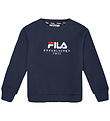 Fila Sweatshirt - Benna - Black Iris w. Logo Fila Sweatshirt - Benna - Black Iris w. Logo