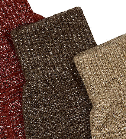 Gants Mikk-Line - Laine/Polyamide - 3 Pack - Apple Beurre-Chocol