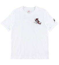 Jordan T-shirt - White w. Print Jordan T-shirt - White w. Print