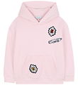 Little Marc Jacobs Hoodie - Pink w. Flowers/Stones