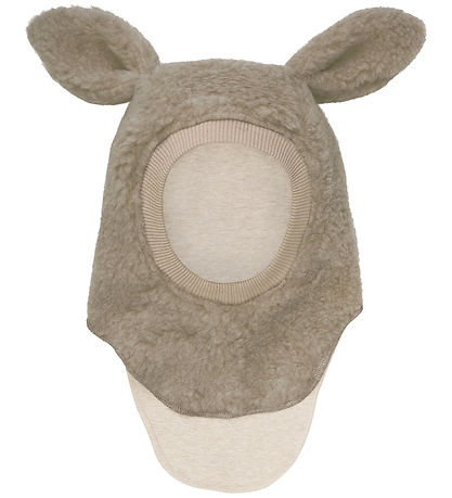 Cagoule Huttelihut - Laine - Teddy - 2 Couches - Camel Mélange Cagoule Huttelihut - Laine - Teddy - 2 Couches - Camel Mélange