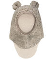 Huttelihut Balaclava - Wool - Teddy - 2-layer - Camel Melange Huttelihut Balaclava - Wool - Teddy - 2-layer - Camel Melange