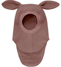 Huttelihut Balaclava - Wool - 2-layer - Burlwood w. Ears Huttelihut Balaclava - Wool - 2-layer - Burlwood w. Ears