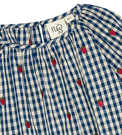 Flöss Dress - Nolly - Berry Blue check