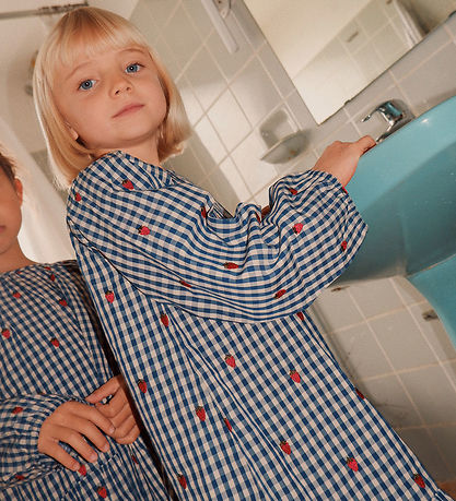 Flöss Dress - Nolly - Berry Blue check