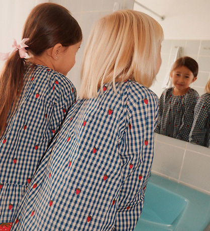 Flöss Dress - Nolly - Berry Blue check