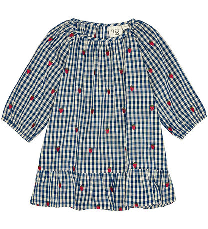 Flöss Dress - Nolly - Berry Blue check