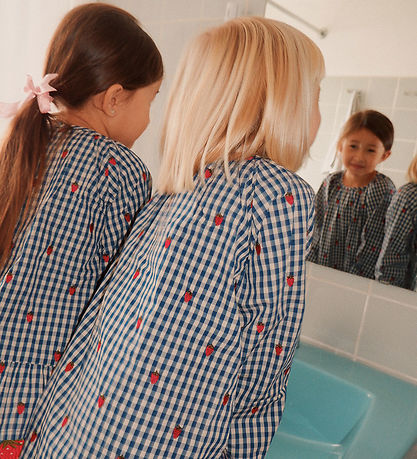 Blouse Flöss - Nolly - Berry Blue chèque Blouse Flöss - Nolly - Berry Blue chèque