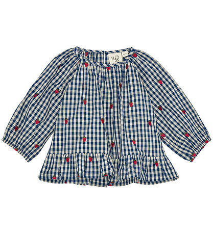 Blouse Flöss - Nolly - Berry Blue chèque Blouse Flöss - Nolly - Berry Blue chèque