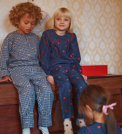 Chemise Flöss - Olivian - Bee Blue chèque Chemise Flöss - Olivian - Bee Blue chèque