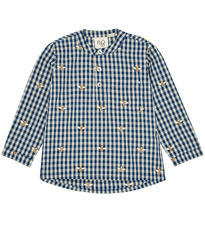 Chemise Flöss - Olivian - Bee Blue chèque Chemise Flöss - Olivian - Bee Blue chèque
