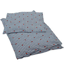 Flöss Bedding - Baby - Nolly - Berry Blue check