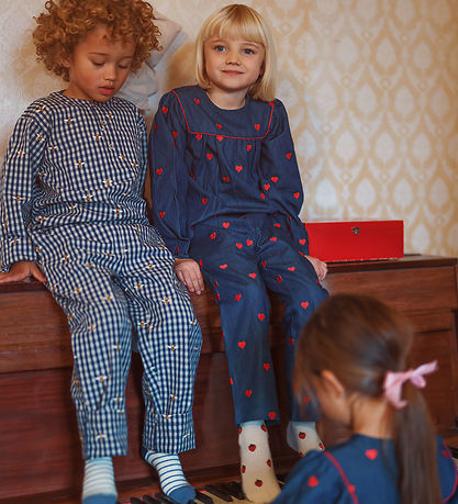 Pantalon Flöss - Amee - Denim - Mid Blue Heart Pantalon Flöss - Amee - Denim - Mid Blue Heart