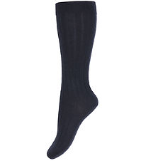 Condor Knee-High Socks - Rib - Wool - Dark Blue Condor Knee-High Socks - Rib - Wool - Dark Blue