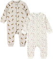Pippi Baby Strampler - Schlafanzug - 2er-Pack - Violett Ice
