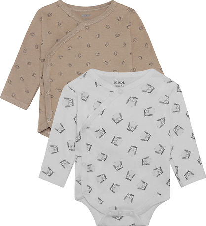 Enrouler Bodies m/l Pippi Baby - 4 Pack - Jour de pluie Enrouler Bodies m/l Pippi Baby - 4 Pack - Jour de pluie