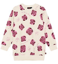 LEGO® Wear Sweat Dress - LwSasha 600 - White w. Roses